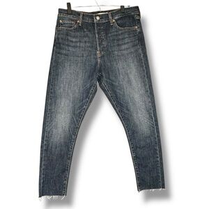 Levi's Wedgie Skinny Jeans Dark Wash Whisker Front Size 32 Capsule